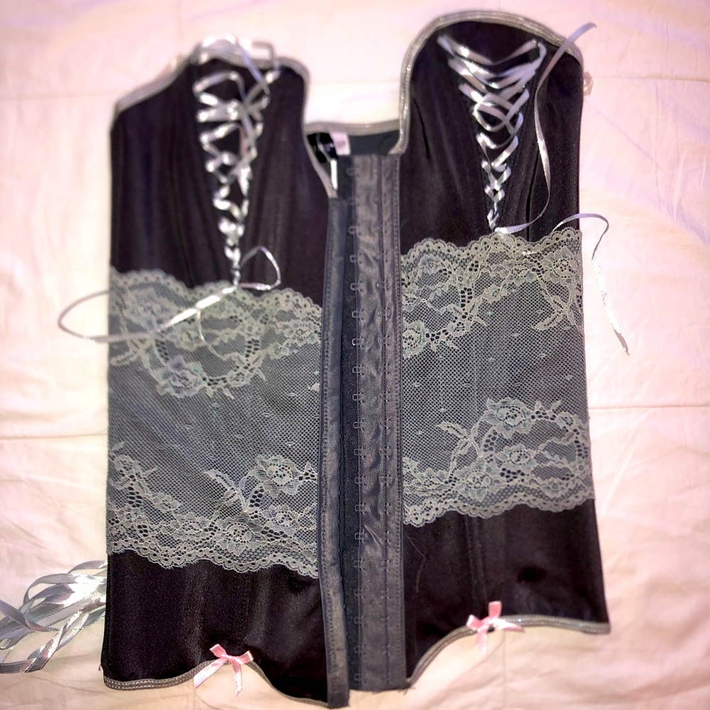Grey corset
